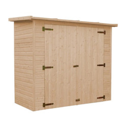 Abri de jardin en panneaux 17mm - 205x101cm - sans plancher - Timbela