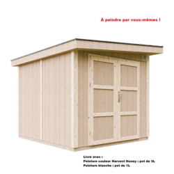 Abri de jardin M903A avec peinture Harvest Honey - Timbela