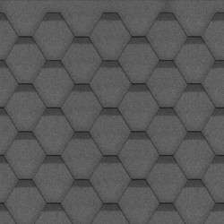Shingles hexagonal noir - paquets de 3m² - Timbela