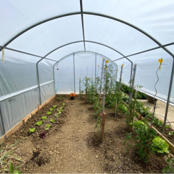 Bâche de toit en PE diffusant 200µ pour serre 4 Saisons - Serres Tonneau