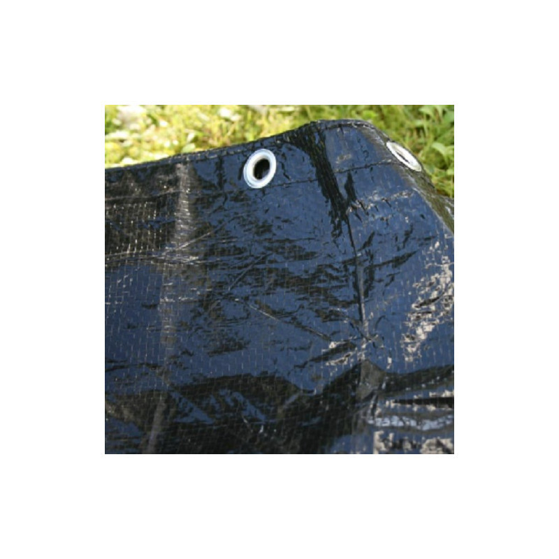 Bâche d'hivernage - 120g/m² - couleur noir - pour piscine Pacific Ø260cm – Gré
