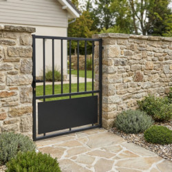 Portillon semi-ajouré en fer 100x120cm CLEA - X-METAL