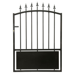 Portillon semi-ajouré en fer 100x144cm AURORE - X-METAL