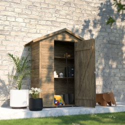 Armoire de jardin en bois massif traité autoclave 1,05m² LEO – Cerland