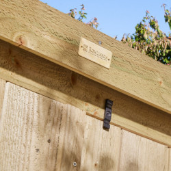 Coffre abri multifonctions en bois traité - 2000L - Rowlinson