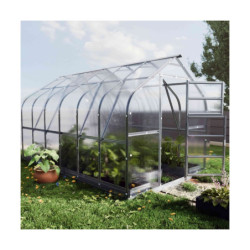 Serre de jardin 10m² Standart en acier et panneaux de polycarbonate de 4 mm - Klasika