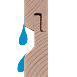 Abri à vélos en bois brut 4,6m² - pour 4 vélos - Karibu