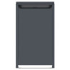 Abri cache-poubelle en acier galvanisé anthracite pour container 240L - X-METAL