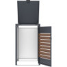Abri cache-poubelle en acier galvanisé aspect bois pour container 240L - X-METAL