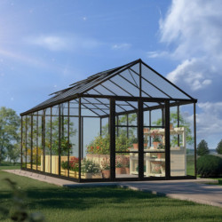 Serre en alu et polycarbonate transparent 18,4m² Aria - Canopia by Palram