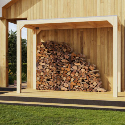 Pergola en bois massif 5,12m² Cubus – Karibu