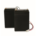 Pack de 2 batteries de secours pour portail SCS Sentinel - Compatible MBA0095