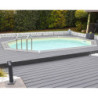 Piscine bois octogonale 470x820cm - liner beige - Caraïbes - UBBINK