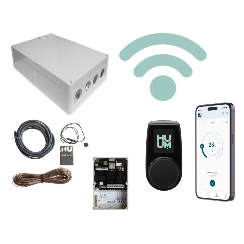 Commande électronique UKU WIFI de poêle de sauna jusqu'à 18kW – Huum – Karibu