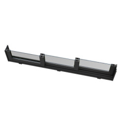 Bureau de jardin en bois gris 14,85m² Lydia - madriers 28mm - WhiteWood