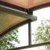 DCB Garden Tonnelles de jardin Aluminium Gris 3.6m²