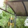 DCB Garden Tonnelles de jardin Aluminium Gris 3.6m²