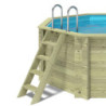 Piscine en bois Coral 325x325cm - H.118cm - autoportante - Altanka