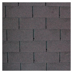 Shingles rectangulaires brun - paquets de 3m² - Palmako
