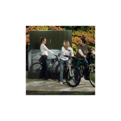 Abri à vélos en métal 1750L vert 1,74m² TRIMETALS