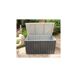 Duramax Coffre de jardin Acier Gris