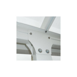 Canopia by Palram Toit de terrasse alu Aluminium Blanc 25m²