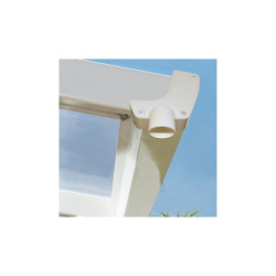 Canopia by Palram Toit de terrasse alu Aluminium Blanc 25m²