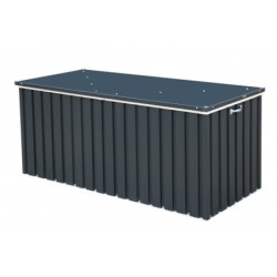 Duramax Coffre de jardin Acier Gris