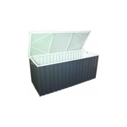 Duramax Coffre de jardin Acier Gris