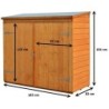 Rowlinson Coffres de filtration Bois massif Marron
