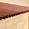 Habrita Abri de jardin bois 10 à 15 m² Bois massif Marron 12m²