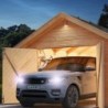 Karibu Garage bois Bois massif Marron 20.8m²