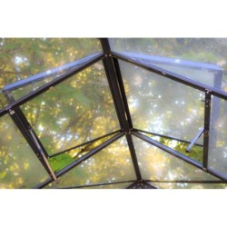 Chalet et Jardin Serre de jardin en verre Gris 5.77m²