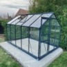 Chalet et Jardin Serre de jardin en verre Gris 5.77m²