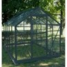 Chalet et Jardin Serre de jardin en verre Gris 4.65m²