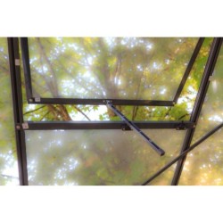 Chalet et Jardin Serre de jardin en verre Gris 4.65m²