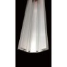 Habrita Serre de jardin en polycarbonate Gris 2.39m²