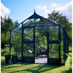 Juliana Serre de jardin en verre Gris 10.9m²