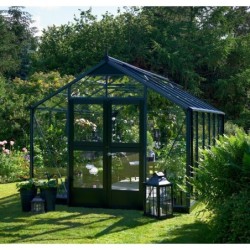 Juliana Serre de jardin en verre Gris 10.9m²