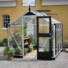 Juliana Serre de jardin en verre Gris 5m²