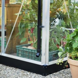 Juliana Serre de jardin en polycarbonate Gris 18.8m²