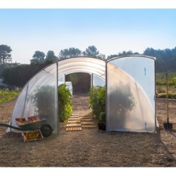 Richel Serre tunnel Blanc 27m²