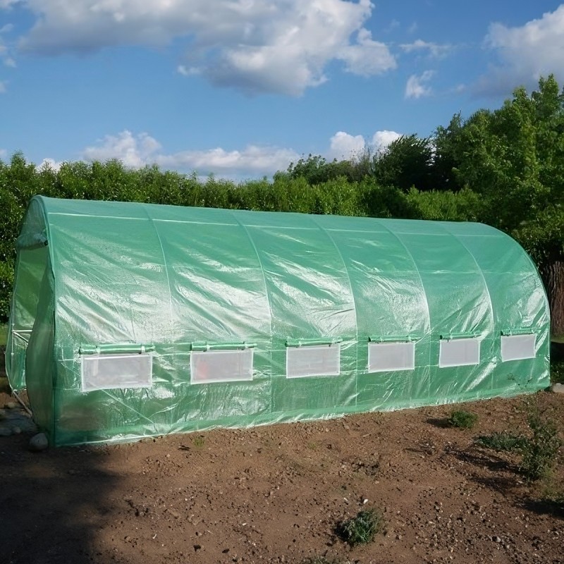 Green Protect Serre tunnel Vert 18m² Green Protect Serre tunnel Vert 18m²