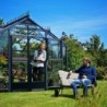 Juliana Serre de jardin en verre Gris 15.1m²