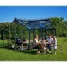Juliana Serre de jardin en verre Gris 15.1m²