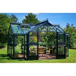 Juliana Serre de jardin en verre Gris 15.1m²