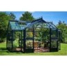 Juliana Serre de jardin en verre Gris 15.1m²