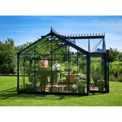 Juliana Serre de jardin en verre Gris 15.1m²