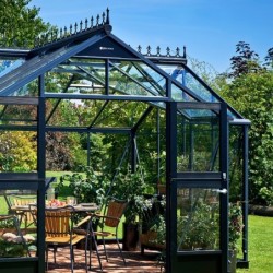 Juliana Serre de jardin en verre Gris 15.1m²