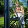 Juliana Serre de jardin en verre Gris 15.1m²